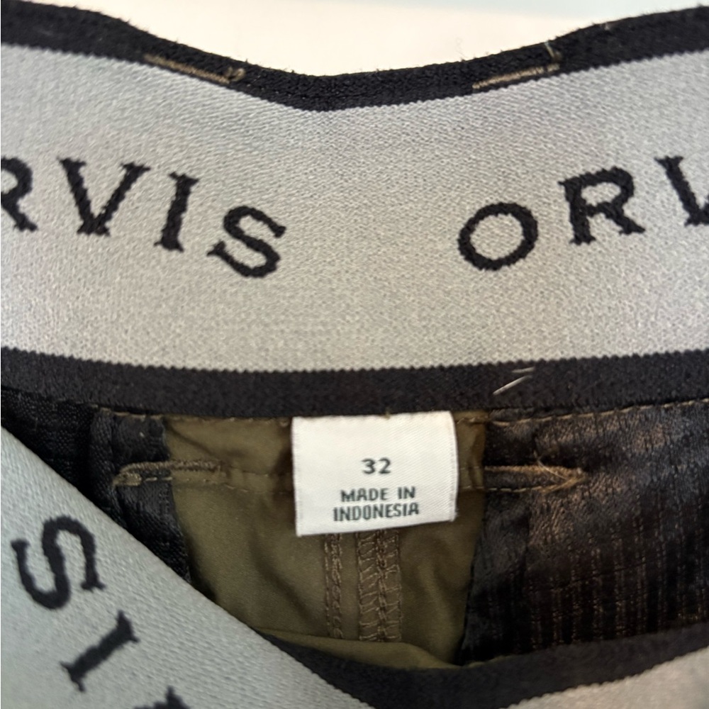 Orvis Sage Green Lightweight Shorts - Picture 4 of 4